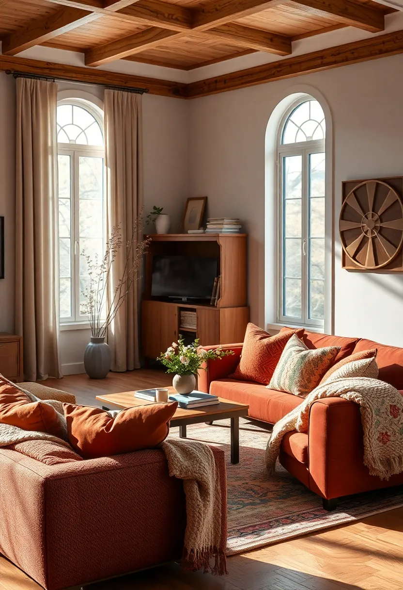 Creating a ⁢Cozy⁢ Reading⁤ Nook With Burnt Sienna Cushions⁣ And Soft Knit Throws