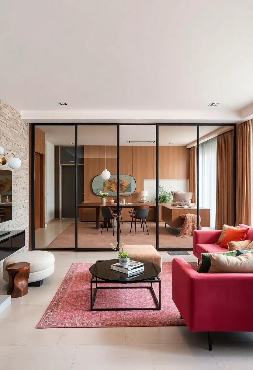 Mirrored Sliding Panels: Create the illusion of⁣ a larger room while adding a touch of glamour and practicality