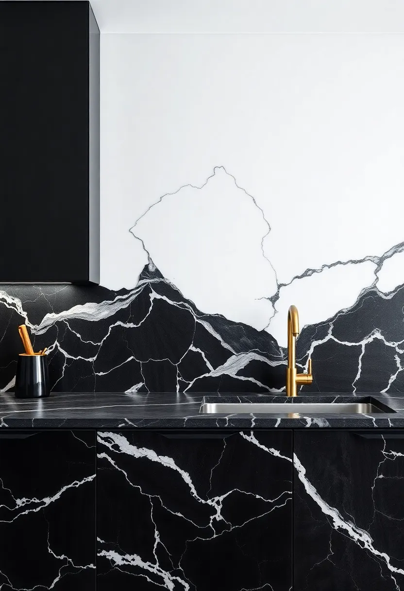 Sleek Black Marble Serving Tray: Elevate your entertaining game with this chic tray, perfect for serving cocktails or displaying decor items