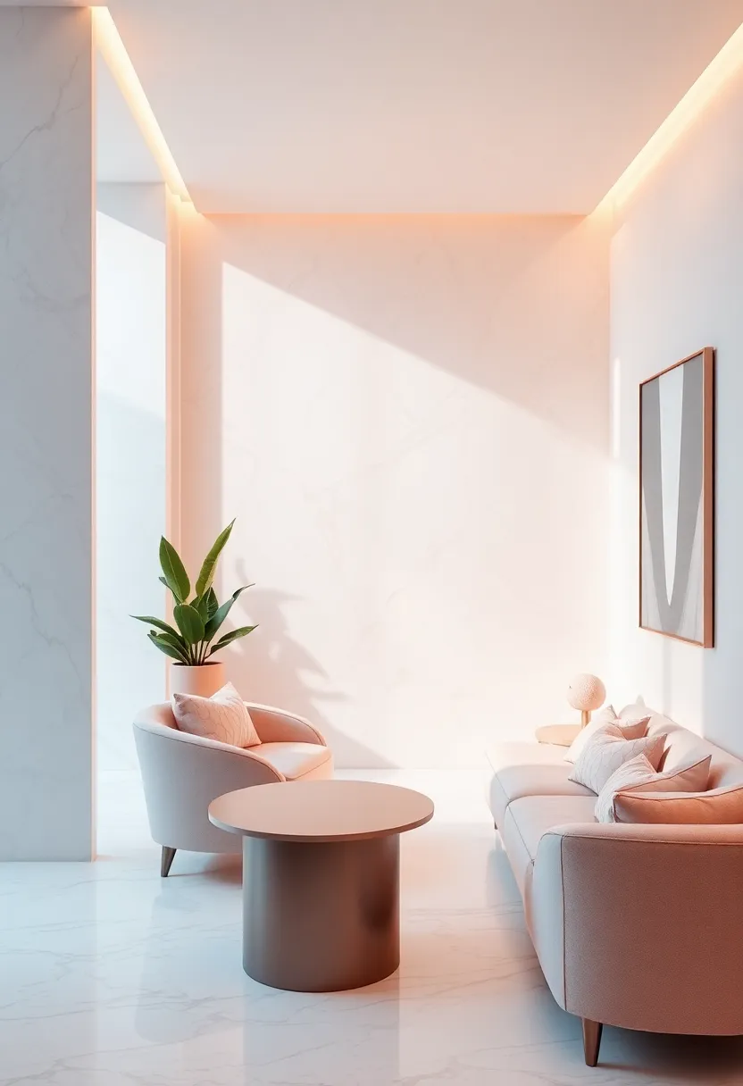 Crafting an Inviting Atmosphere: Blush Pink in Shared Spaces