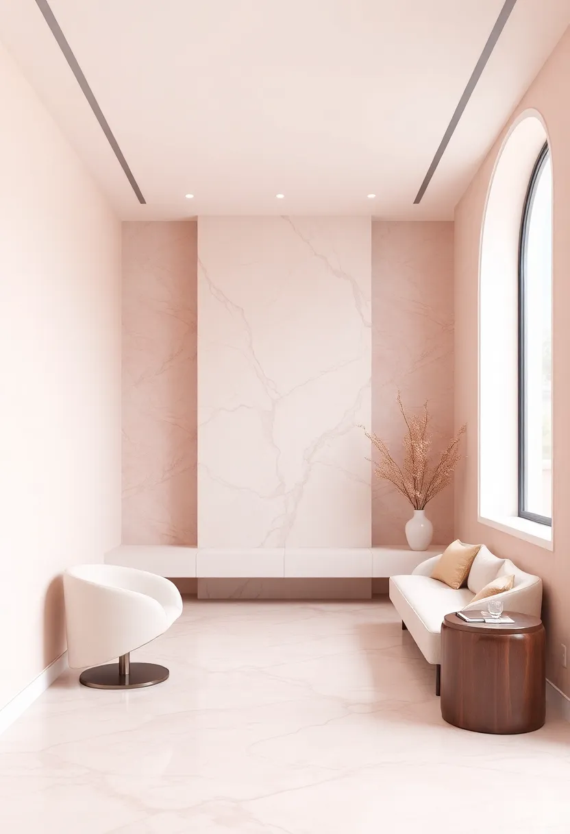 Sustainable Choices in luxury Blush Pink and Marble Design