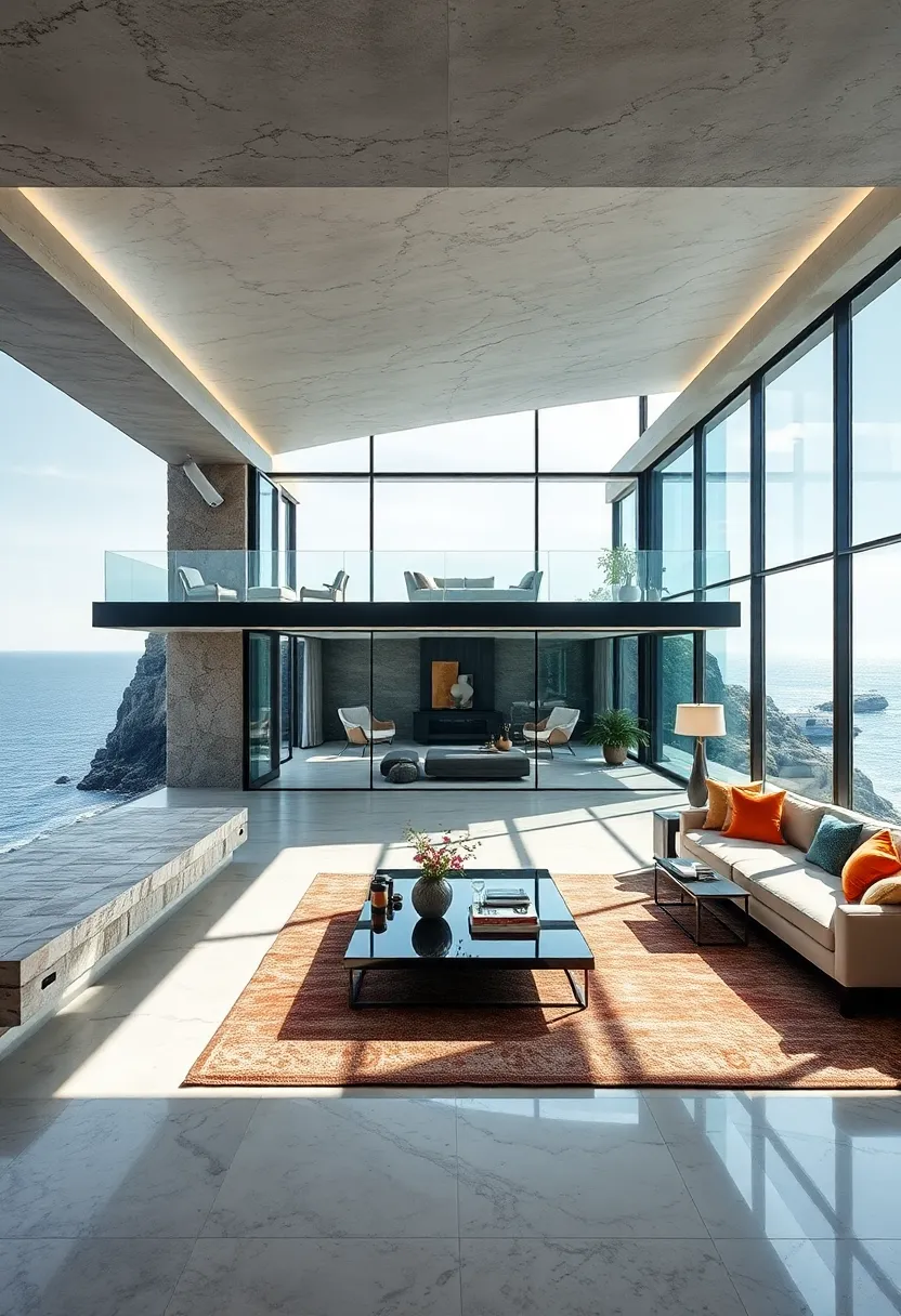 Breathtaking‌ Cliffside Glass ‌Residences suspended Above⁣ Ocean ⁤Waves Blurring Boundaries Between Indoors and Outdoors