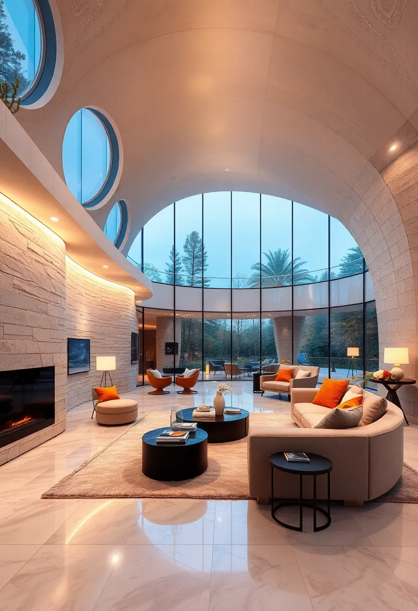 Futuristic Glass ⁣Residences With⁣ Curvilinear Designs Evoking Fluid Movement ⁢and Space Expansion