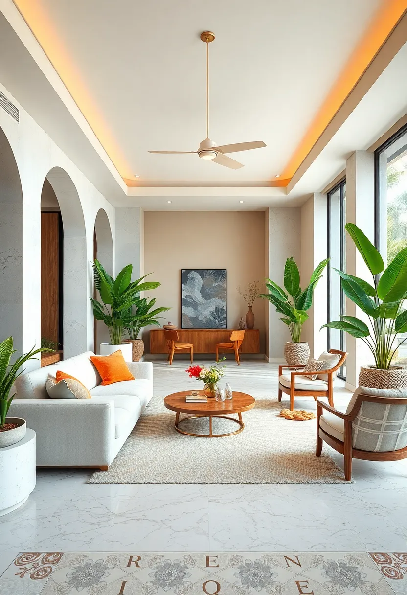 Choose ​light, breathable fabrics like​ linen and ‍cotton ⁢for​ upholstery and curtains to enhance comfort