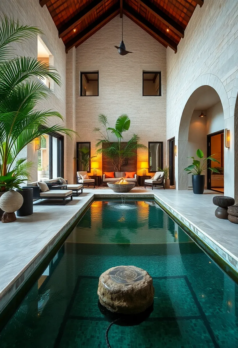 Incorporate water⁣ features like⁢ indoor fountains or ​outdoor ponds to‌ evoke a serene resort ambiance