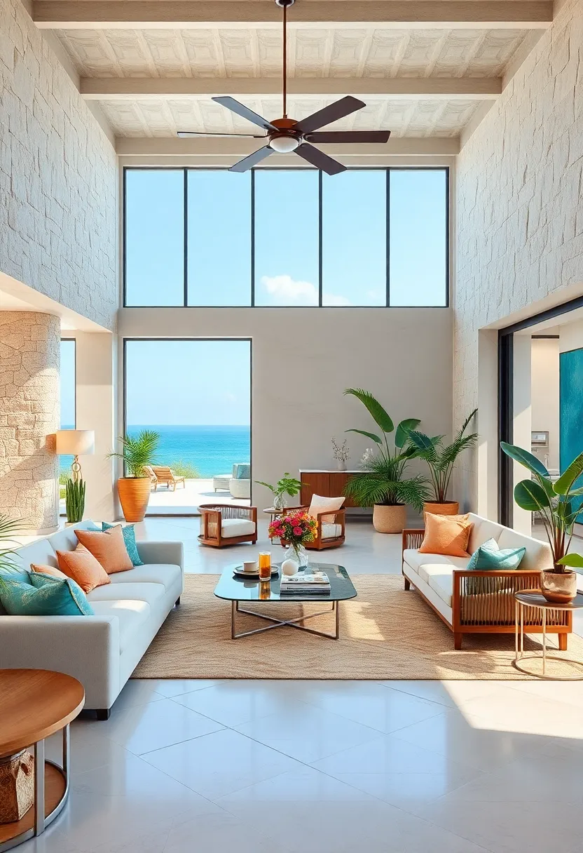 Opt for a color palette inspired by the ⁢sea and sand—think‍ aqua blues,‍ sandy beiges,⁣ and crisp whites