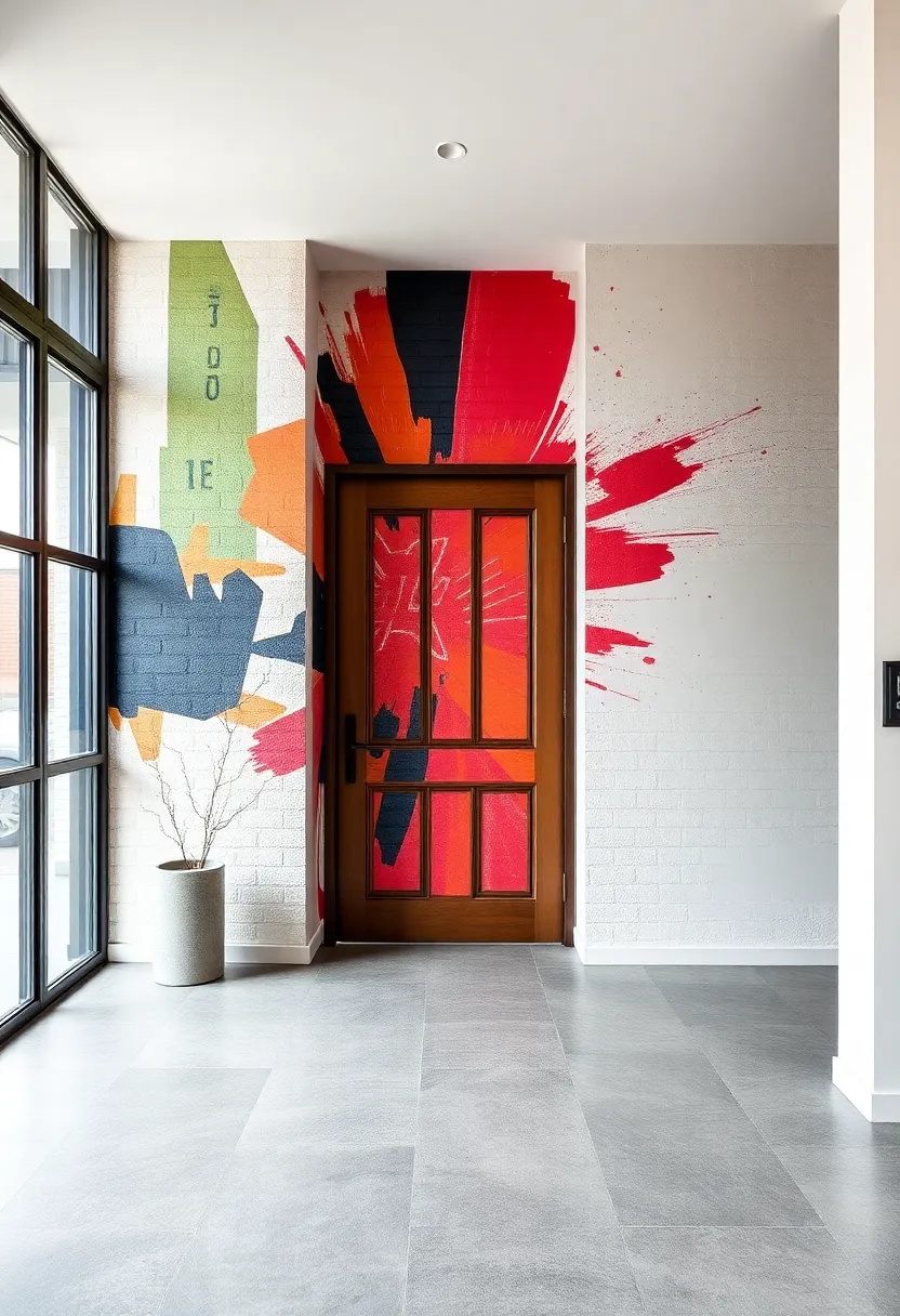 Artistic Wall​ Murals: Create a focal point with a large-scale mural or artwork that embodies the industrial spirit and adds a vibrant splash of personality to your space