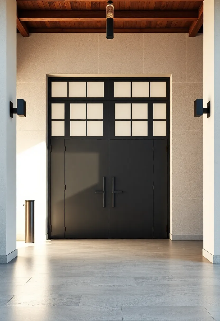 Bold Steel Doors: embrace the essence⁣ of industrial design with oversized steel doors that make a dramatic statement while ensuring durability and security