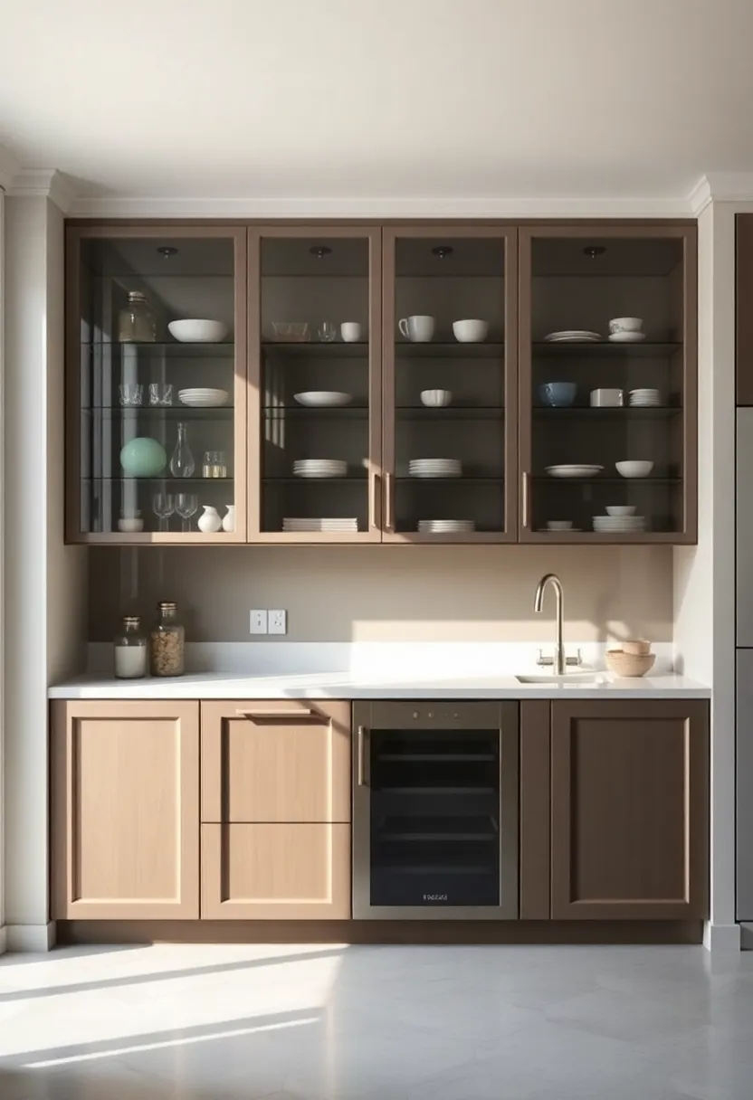 Artful organization: Curating Contents Behind Elegant Glass Doors