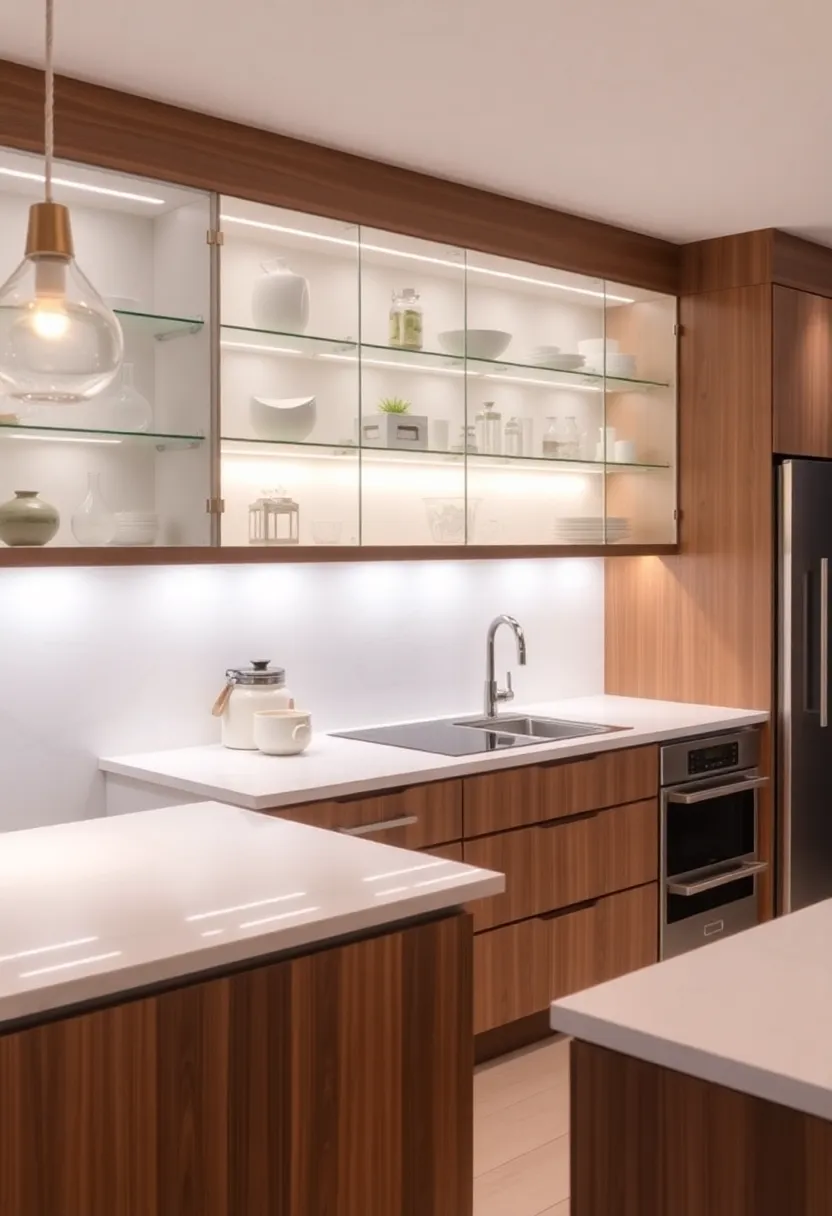 Illuminating Your Kitchen: the Role of Lighting in Glass Cabinetry