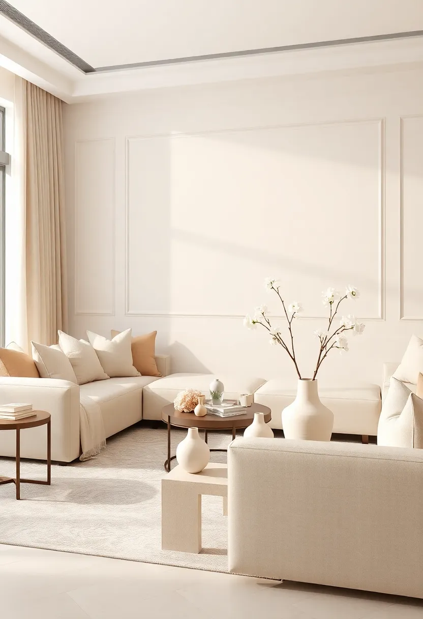 Cream Ceramic Vases: Elegant vases‌ in soft⁤ ceramic finishes can hold‌ fresh ​flowers or stand alone as ⁣decorative objects adding a touch of⁣ refinement