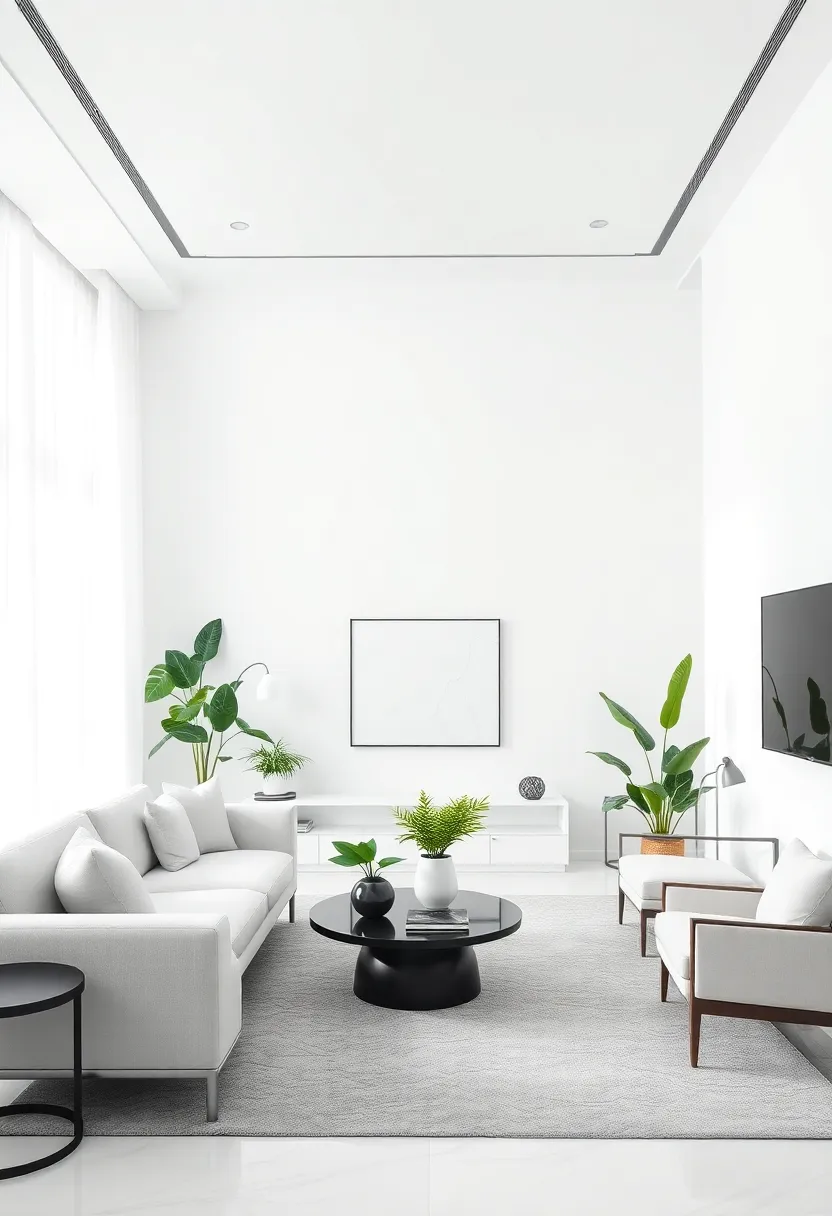 Incorporating Greenery: the Refreshing Contrast of Plants