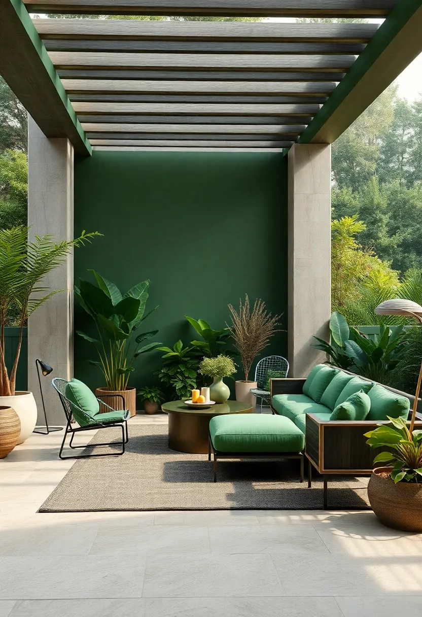 The Allure of Forest Green: Nature's Embrace in Luxury Living