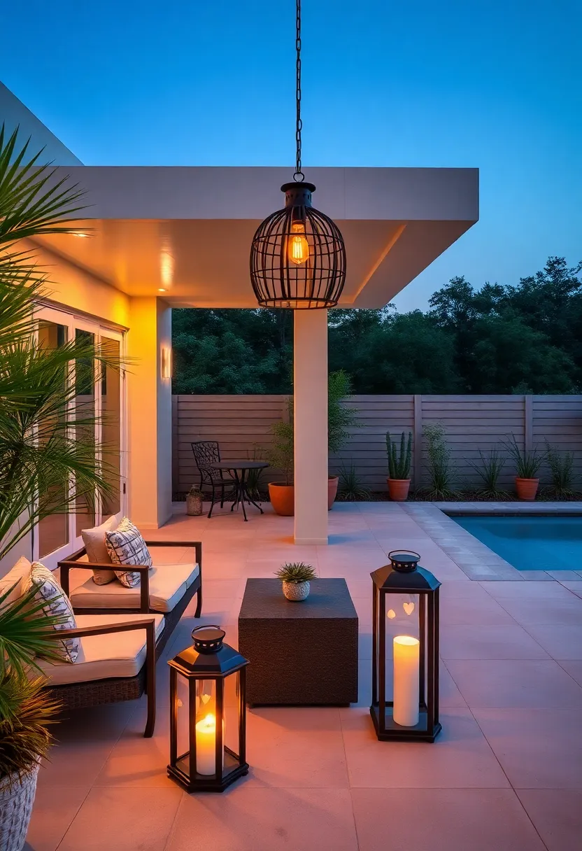 Statement Lighting: Illuminate your space with designer pendant lights and⁣ strategically placed lanterns⁢ that bring a touch of glamour after sunset