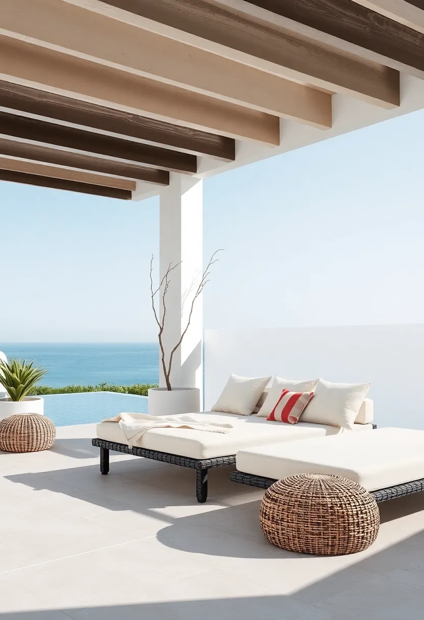 Luxurious Sunbeds: Choose⁣ ultra-comfortable sunbeds with weather-resistant fabric‍ to create the perfect ⁢spot for relaxation and sunbathing in style