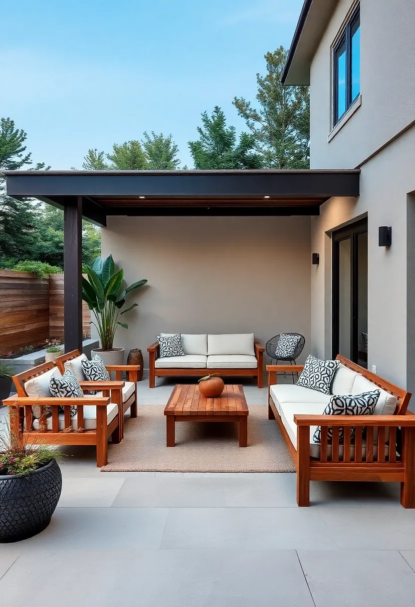 Teak & ⁢Timber: Incorporate premium teak or ⁢hardwood furniture pieces ⁣that not⁢ only elevate style but also withstand the elements with grace