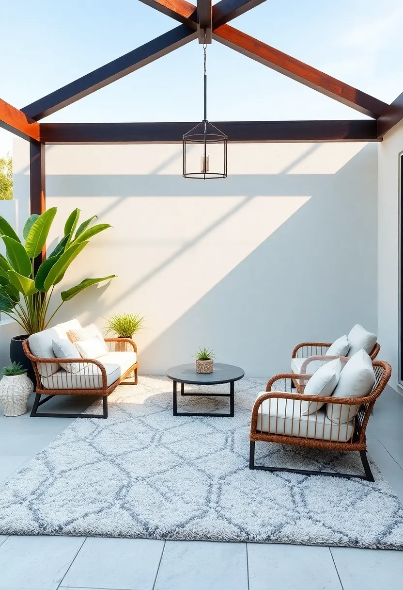 Luxurious Rugs: Define your outdoor living area‍ with plush, ⁤weather-resistant area rugs⁤ that‍ add ‍warmth and texture to the aesthetic