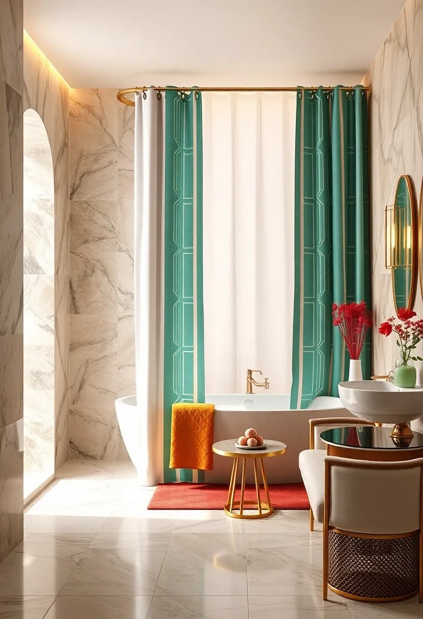 Art Deco Dreams: Choose geometric patterns and metallics inspired by the Art Deco era to infuse vintage luxury