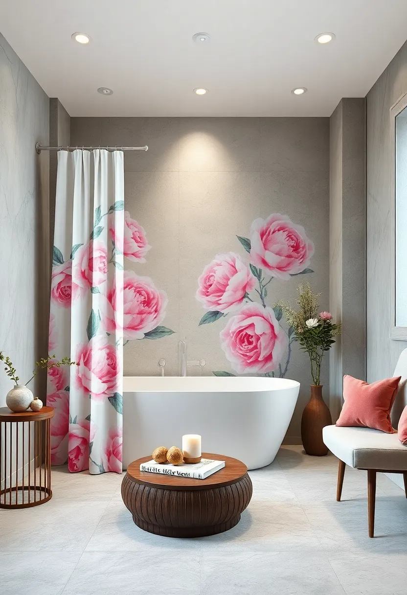 Elegant Peony Prints: Soft peony floral designs in pastel hues bring subtle romance and refined style