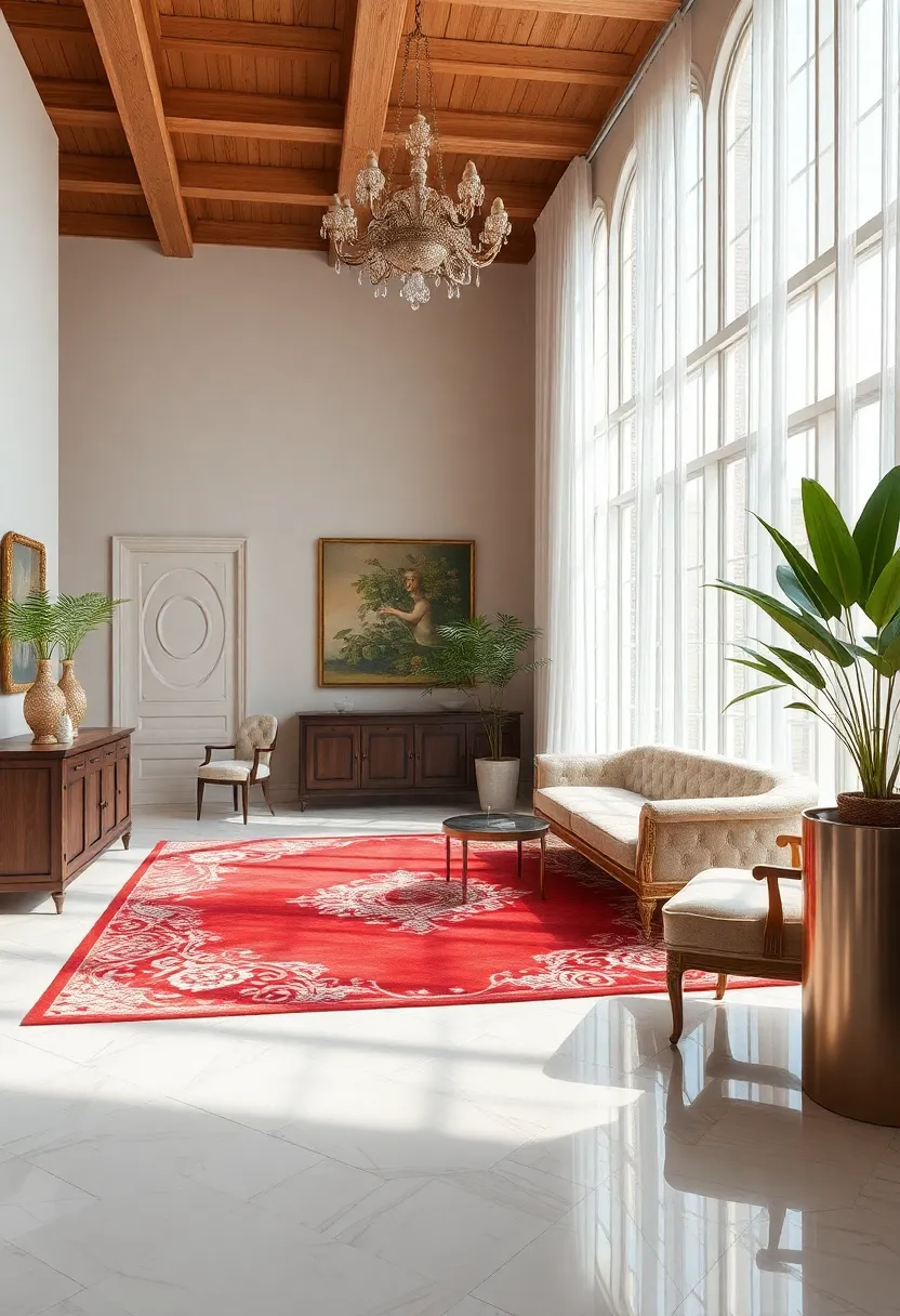 Sensational Rugs ⁤that Anchor Luxury Vintage‌ Interiors