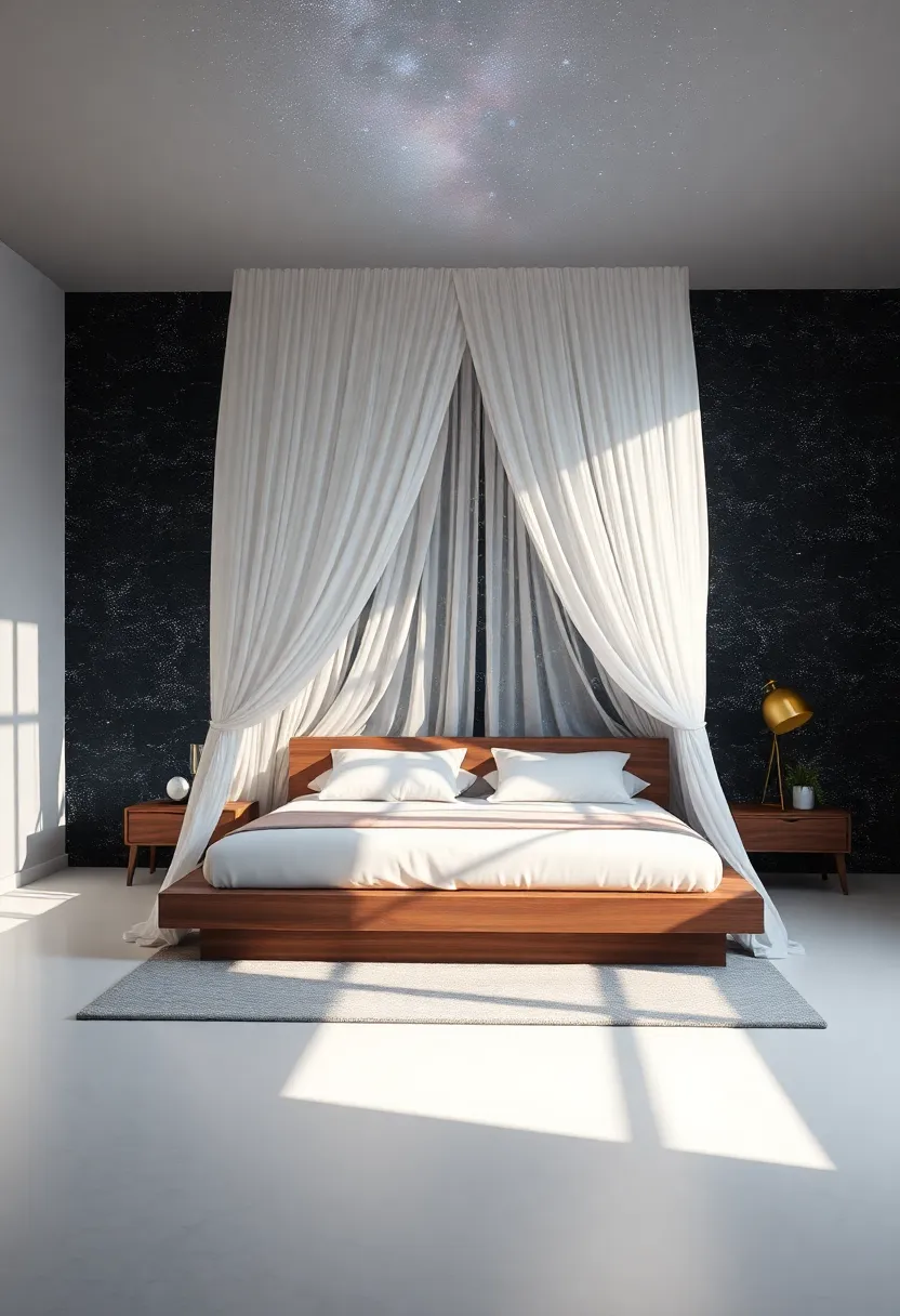 Celestial⁢ Inspiration: Designing a Canopy Bed with⁢ a​ Night Sky Theme