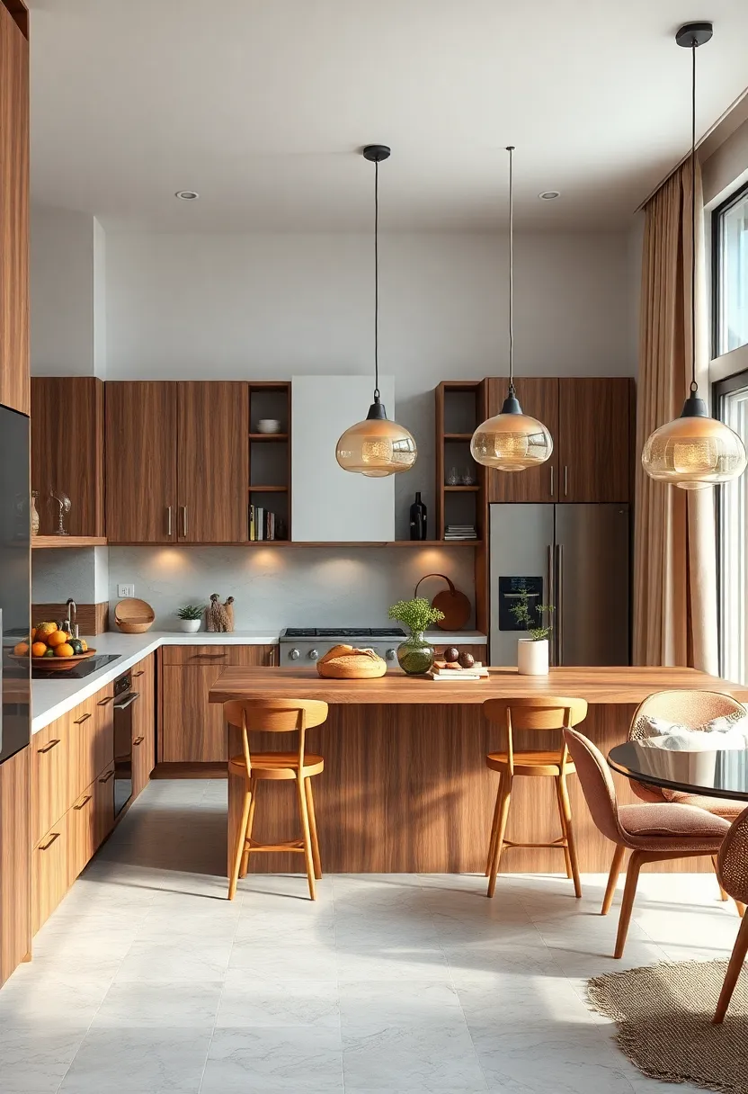 Combining Metallic⁣ Accents with Natural⁣ Materials for a ‌Balanced Maximalist Aesthetic