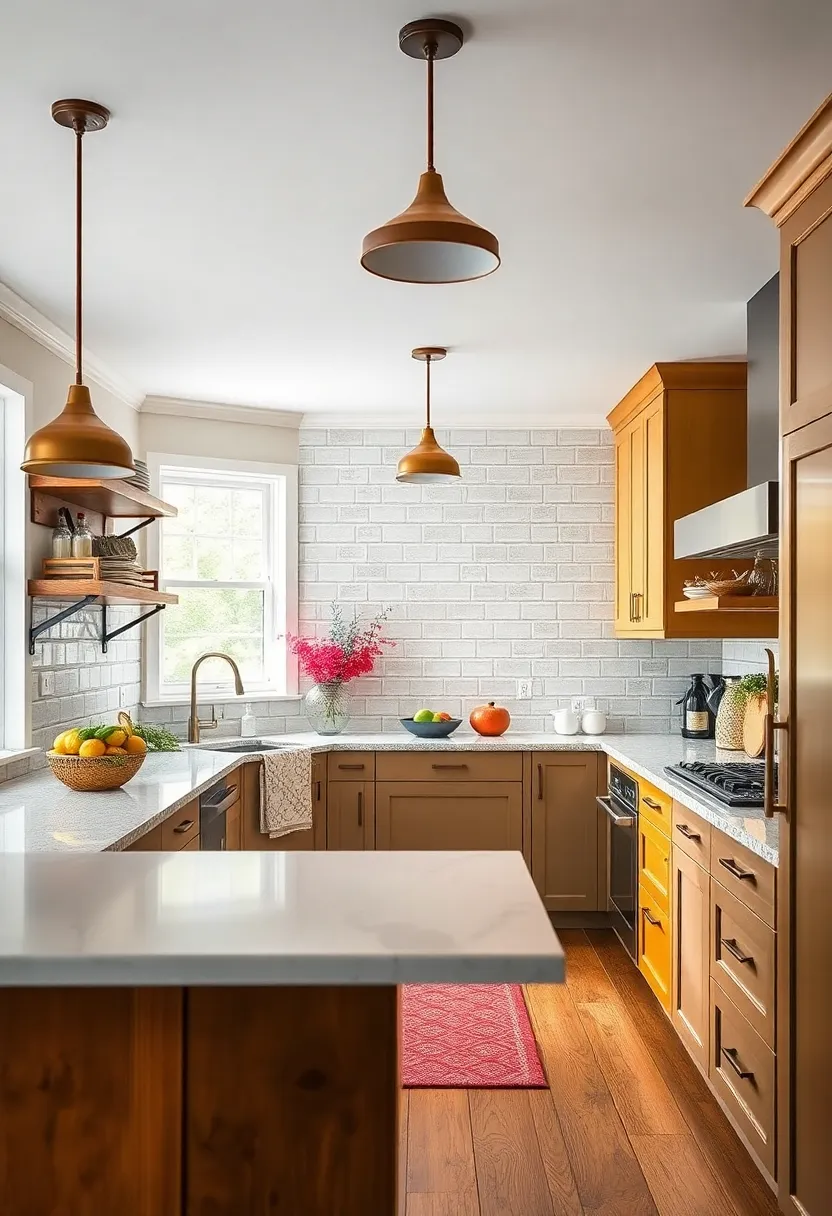 Contrasting Cabinet Finishes and⁤ Hardware to Enhance Eclectic ‌Kitchen Character