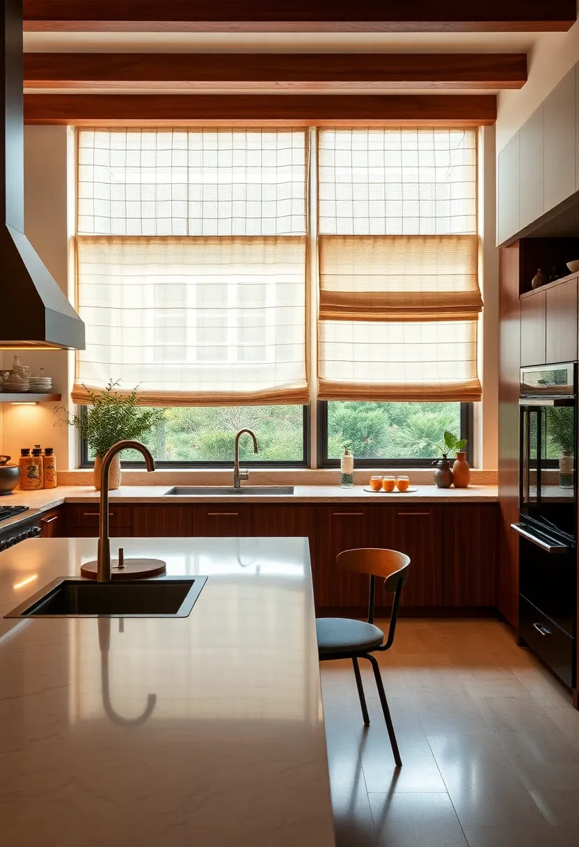 Dramatic window‌ Treatments That Add Texture and Personality ​to a⁣ Maximalist Kitchen