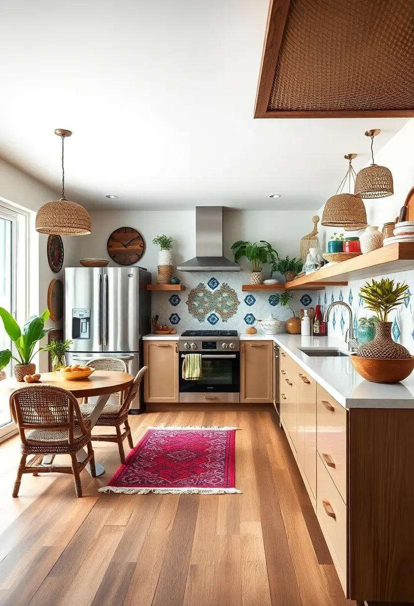 Mixing Global-Inspired ⁤Textiles and ceramics ‍to​ Add Worldly ⁤Flair to the⁤ Kitchen⁣ Space