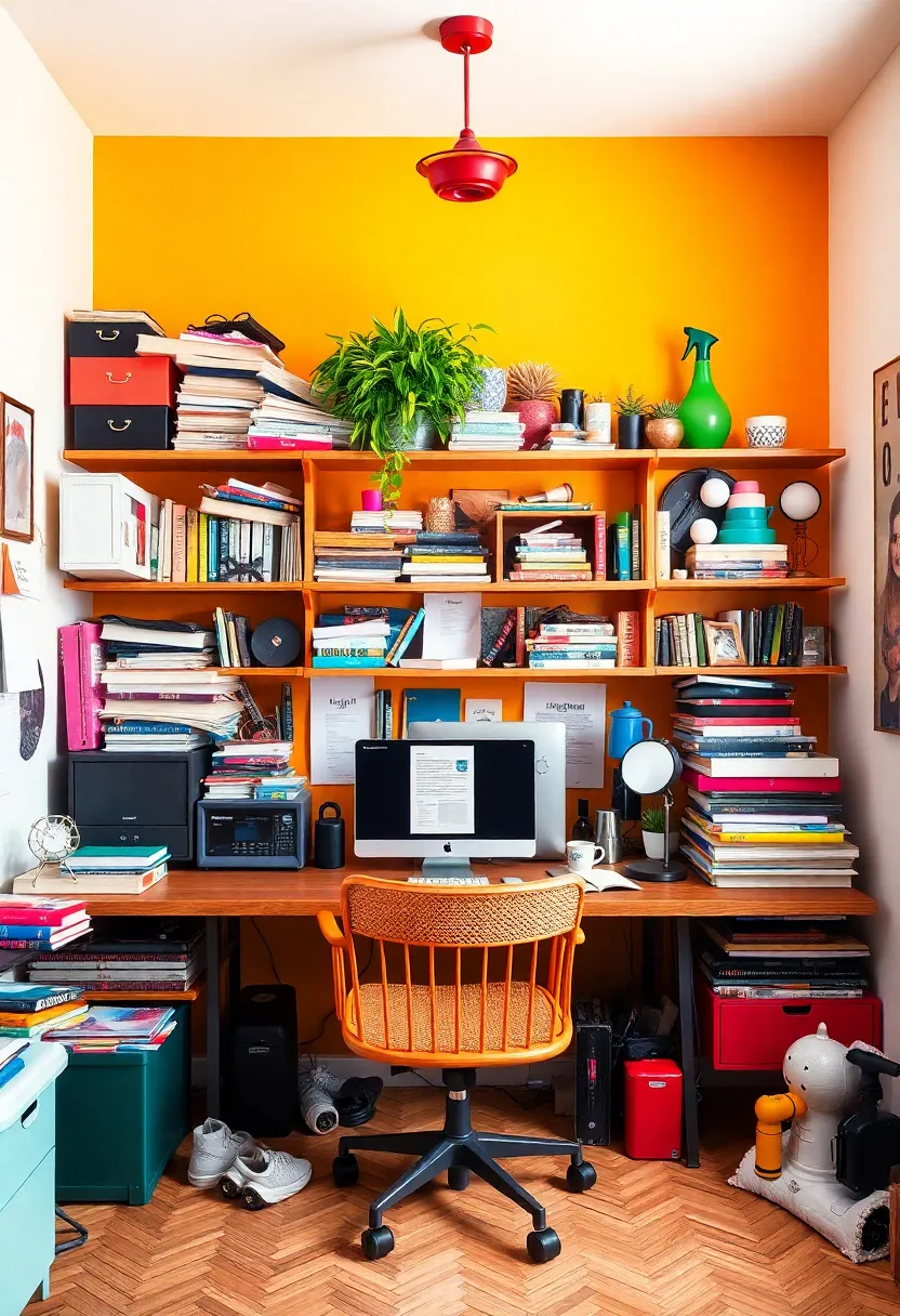 color-coordinated Clutter: Embrace a beautiful mess that’s organized by color,⁢ transforming​ everyday ​clutter into a stunning ⁣visual ⁣display ⁤that spurs creativity