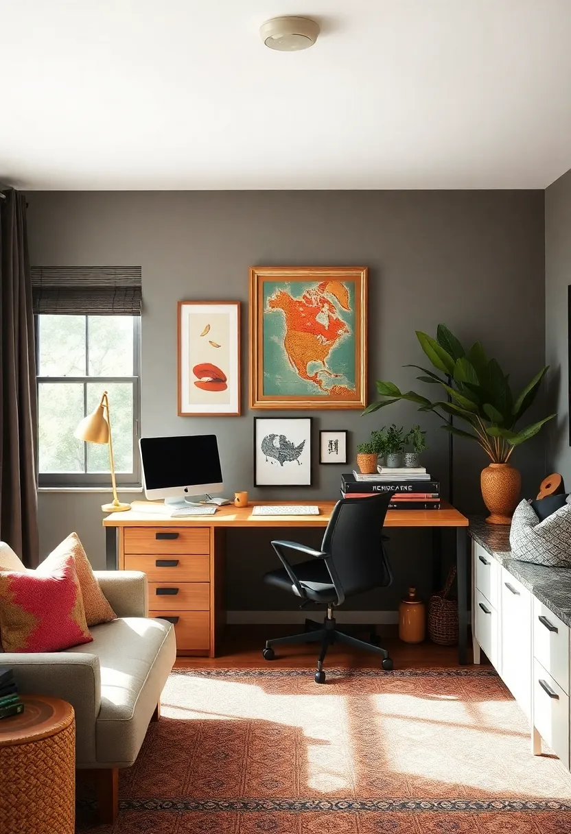 Cultural Elements: Infuse your ⁣workspace with decor that reflects your travels⁢ and interests, such as textiles, art, or artifacts from around the globe