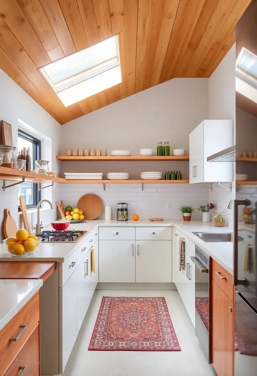 Functional Workspaces: Dedicated areas for food preparation and cooking are designed with efficiency in mind, often featuring ample counter space and organized storage solutions