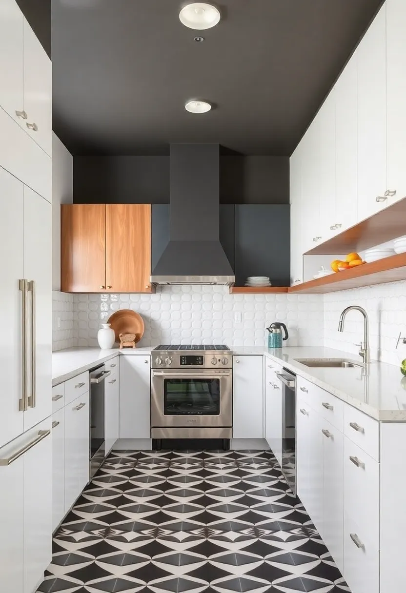 Geometric Patterns: From floor tiles to backsplashes, geometric shapes offer visual interest and can serve‌ as a striking contrast to simpler surfaces in the kitchen