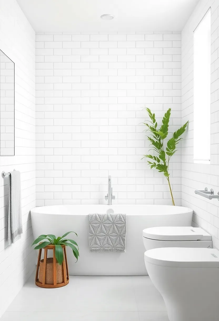 Accents of Nature: Incorporating greenery in Minimalist⁤ Bathrooms