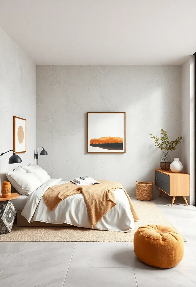 Limit artwork ⁤and wall decor to one or two minimalist pieces for ⁢a⁣ balanced aesthetic