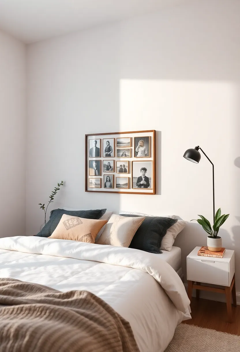 Personalized ‍photo display: ⁤Curate a small selection of favorite photos in a uniform⁢ frame ⁢style, displaying ‍cherished memories ‍without ⁢cluttering the visual space