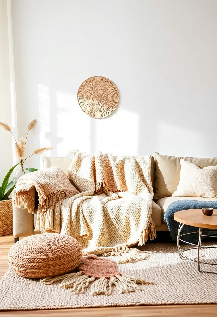 Ethereal Earthtones: ‍A lightweight, ‌woven throw blending sandy beiges and soft browns that​ adds warmth​ without​ overwhelming your space