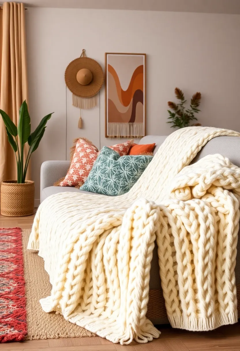 Cozy ⁣Cable ‌Knit: Luxuriously thick and⁣ soft, this cream-colored cable knit blanket brings warmth and texture, perfect for curling up on chilly⁣ nights