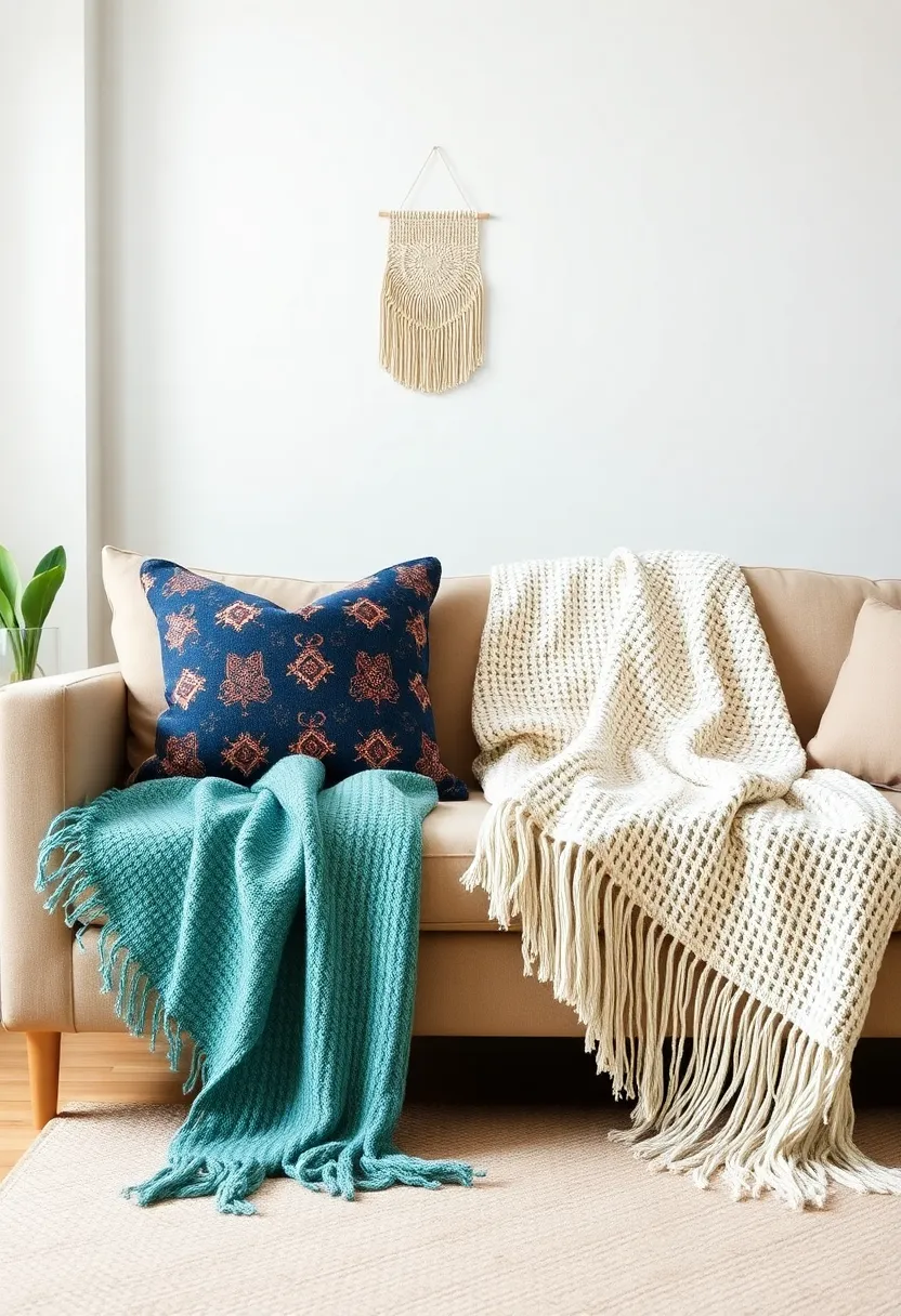 Minimalist ​Macramé: Delicate fringed ⁣edges and a⁤ simple woven design, this⁤ white throw ‌lends an airy,⁣ bohemian touch while keeping things sleek