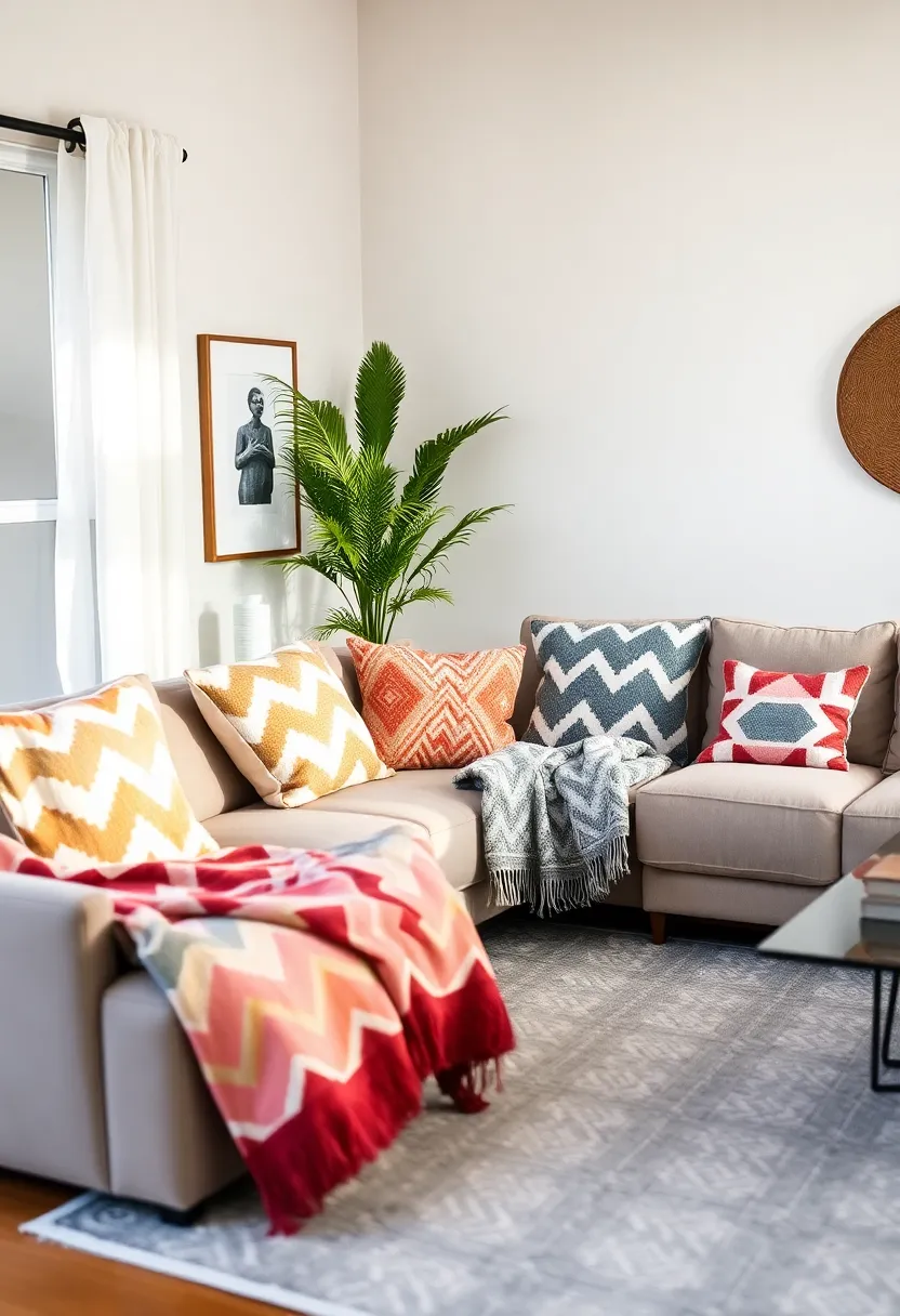 Contemporary ⁤chevron: A modern twist with stylish chevron patterns in muted tones, this throw enhances sophistication while staying true‌ to boho roots