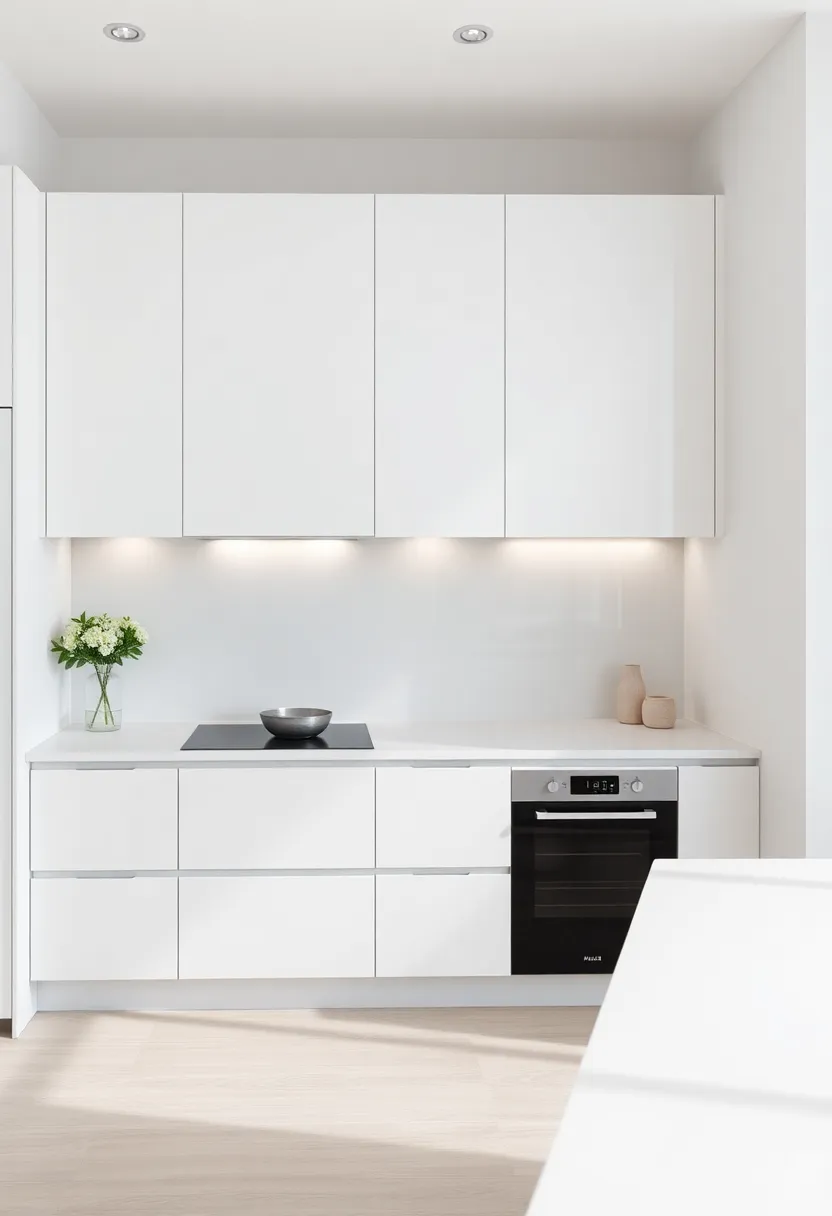 Minimalist Marvel: Discover how sleek, handleless designs can create a seamless look that adds elegance to your kitchen