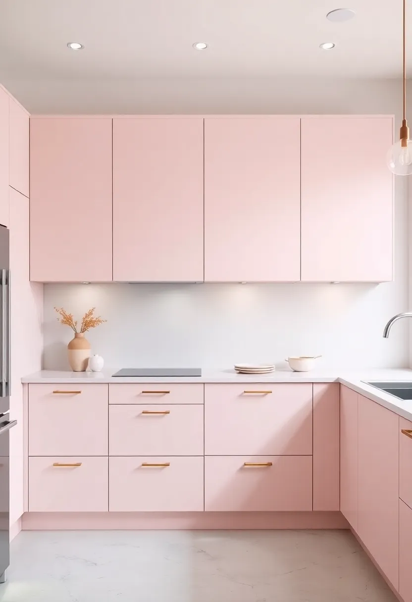 Soft Pastels: Embrace calming pastel colors for your upper cabinets, perfect for those who adore a sweet and serene cooking space
