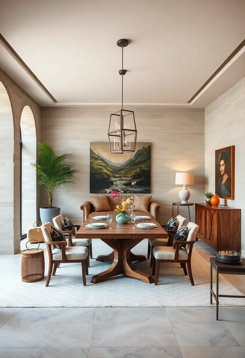 Vintage Neutrals: Incorporating aged wood and antique finishes brings character while preserving a neutral base