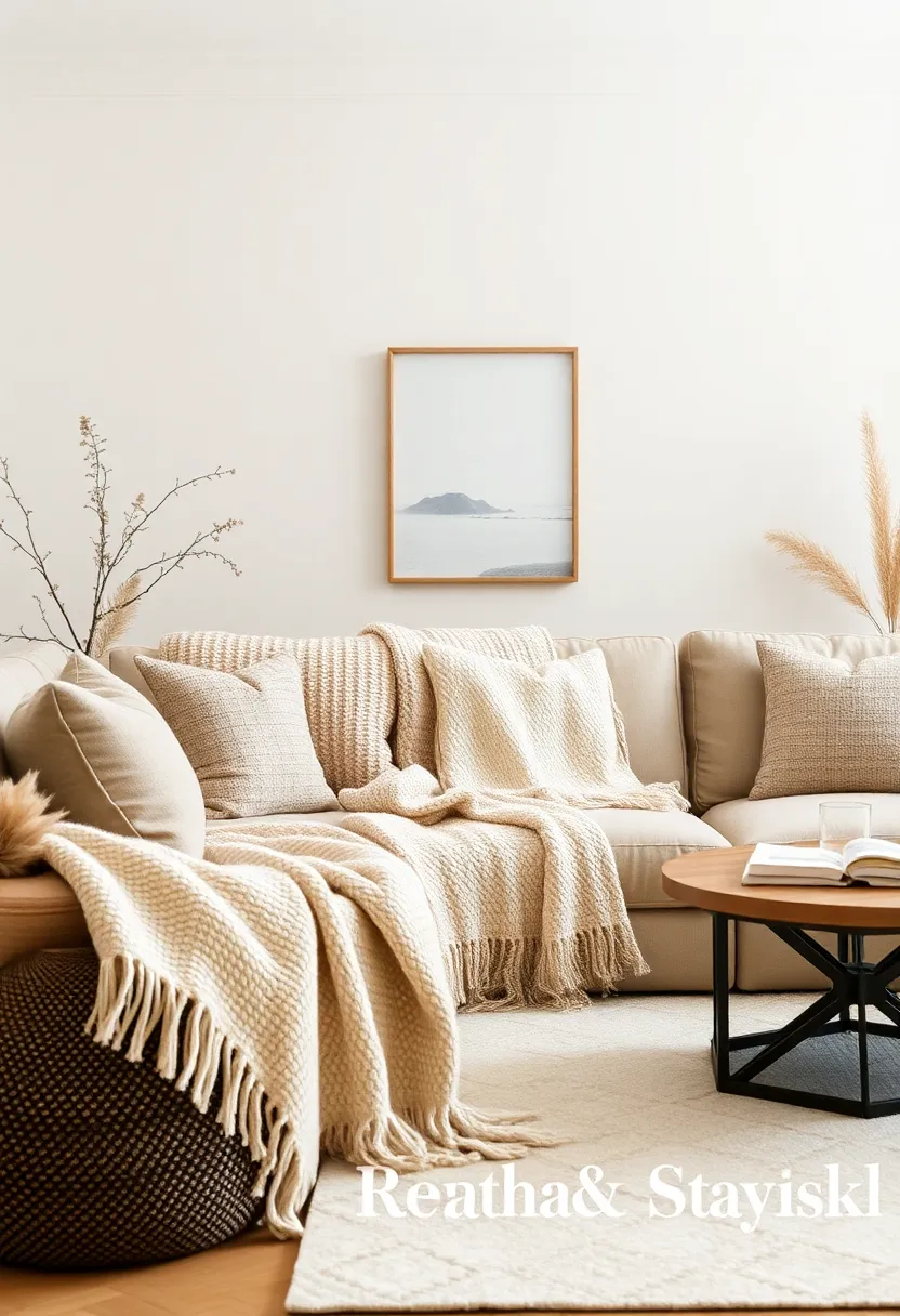 Personal Throws: monogram your throw blankets for a personalized touch that adds charm while encouraging everyone to snuggle up