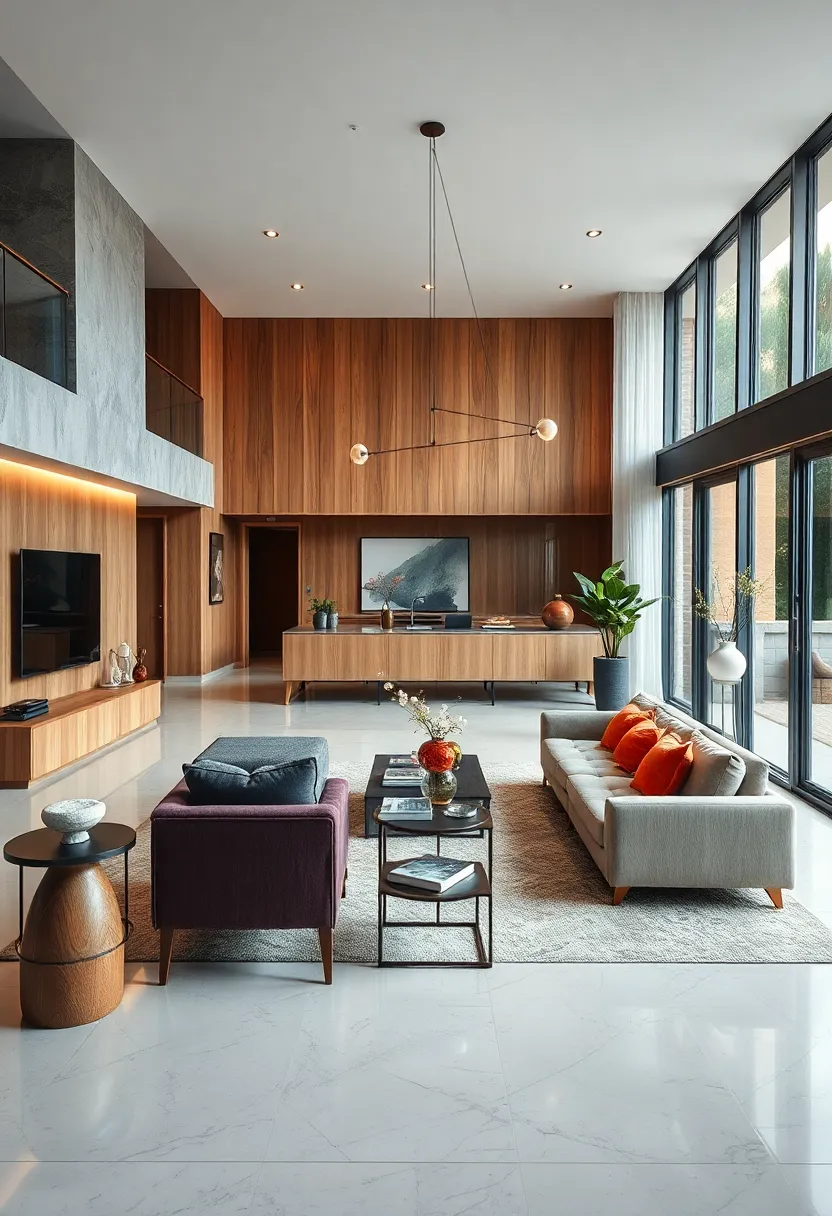 Incorporate glass or acrylic tables to maintain openness and ⁢allow light to pass through