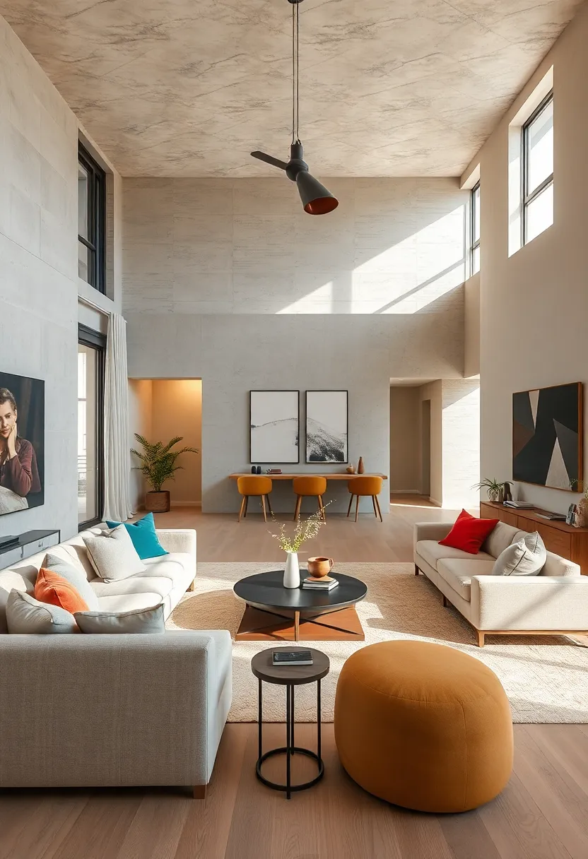 Consider a‌ neutral⁤ palette with pops of color to ⁣maintain cohesion and add interest