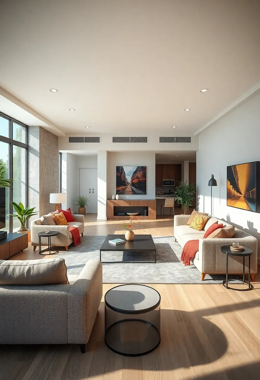 Create distinct‌ zones with modular furniture that can be‍ rearranged as needed