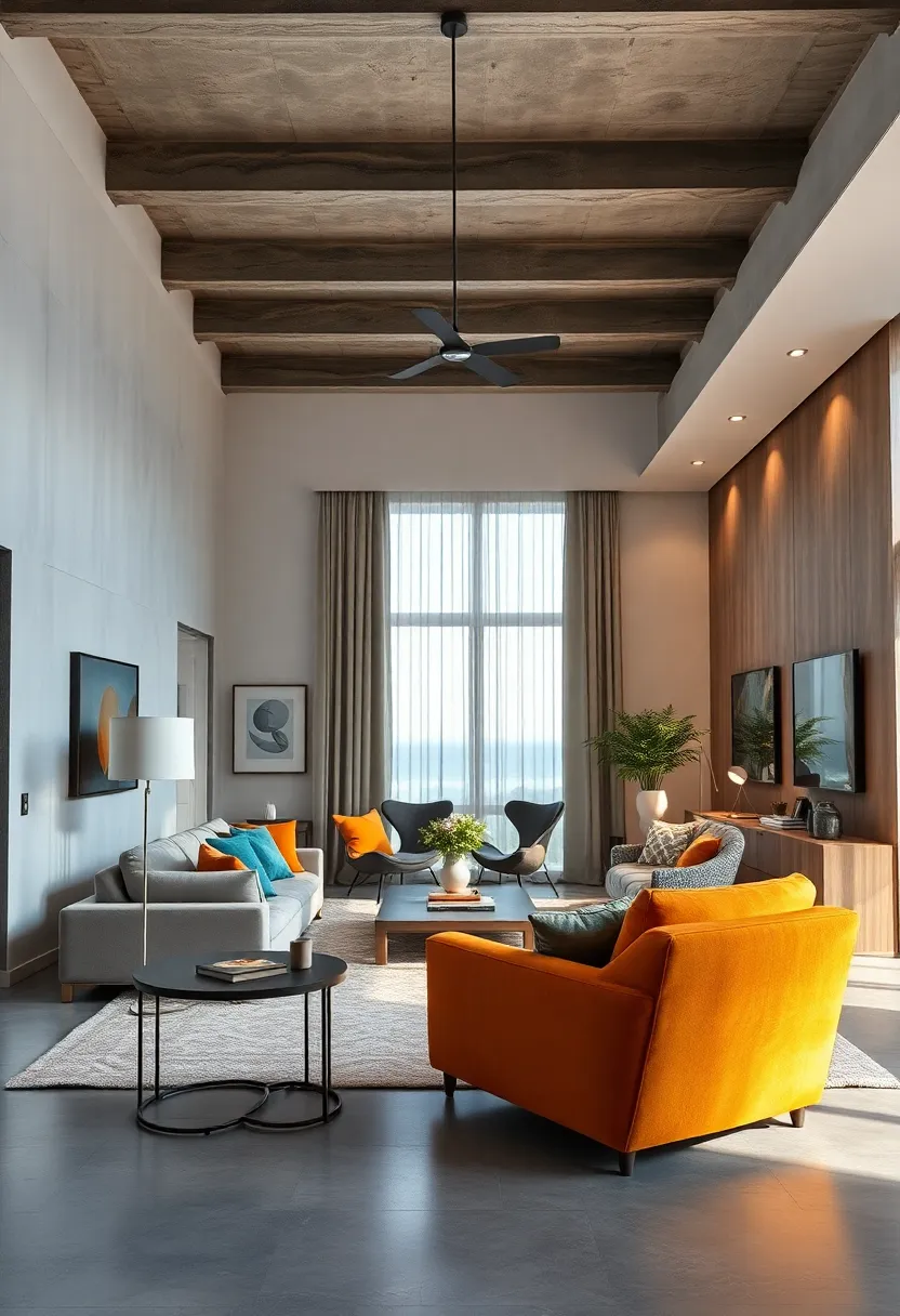 Add a statement piece like ⁤a colorful armchair ‌to inject ​personality without⁣ clutter