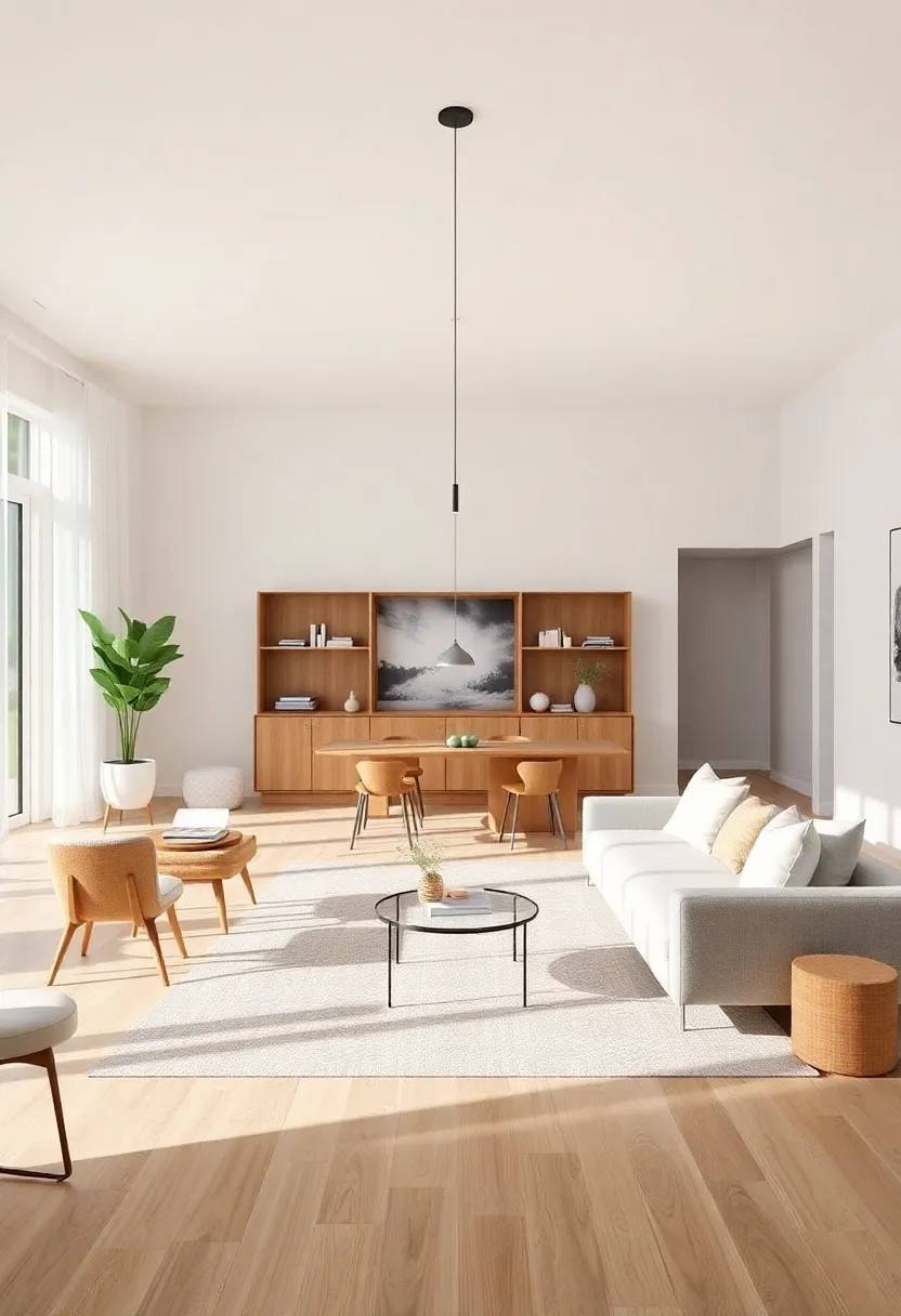 Minimal‍ Clutter: Promote the importance of decluttering to maintain an airy open-concept layout that allows for easy movement ‍and a sense of calm