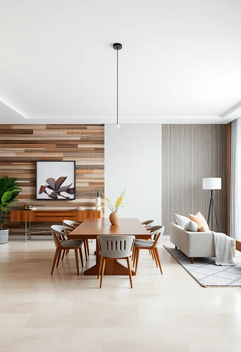 Artistic Wall ‍Treatments: delve into the world of wall treatments—like reclaimed wood⁤ or bold wallpaper designs—that can visually differentiate areas while maintaining openness